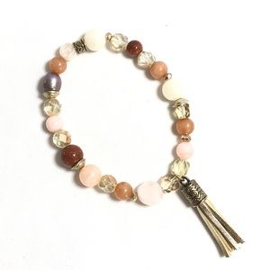 Chico’s bead and crystal beads bracelet